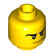 Lego hlava, žlutá (6124891)
